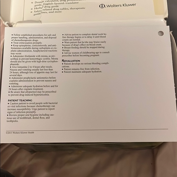 Drug Cards - 19th Edition - Picture 3 of 3